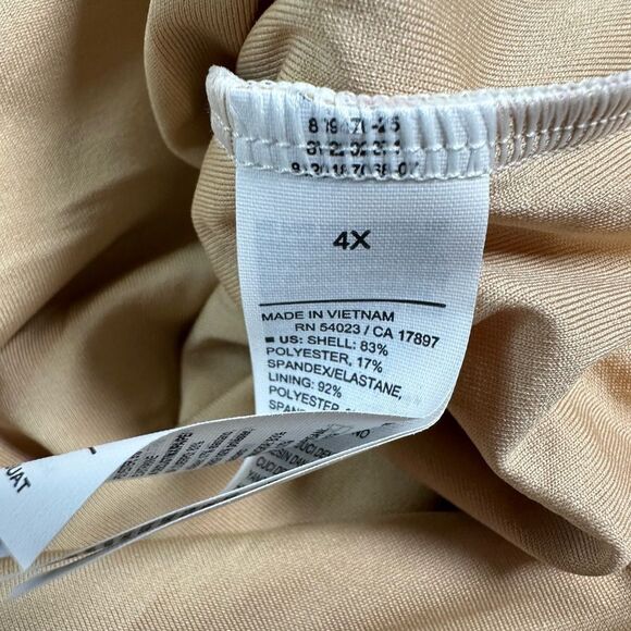 NWT Old Navy Plus Size Red and Cream Floral Bikini Bottom High Waist - Size 4XL - Picture 4 of 8